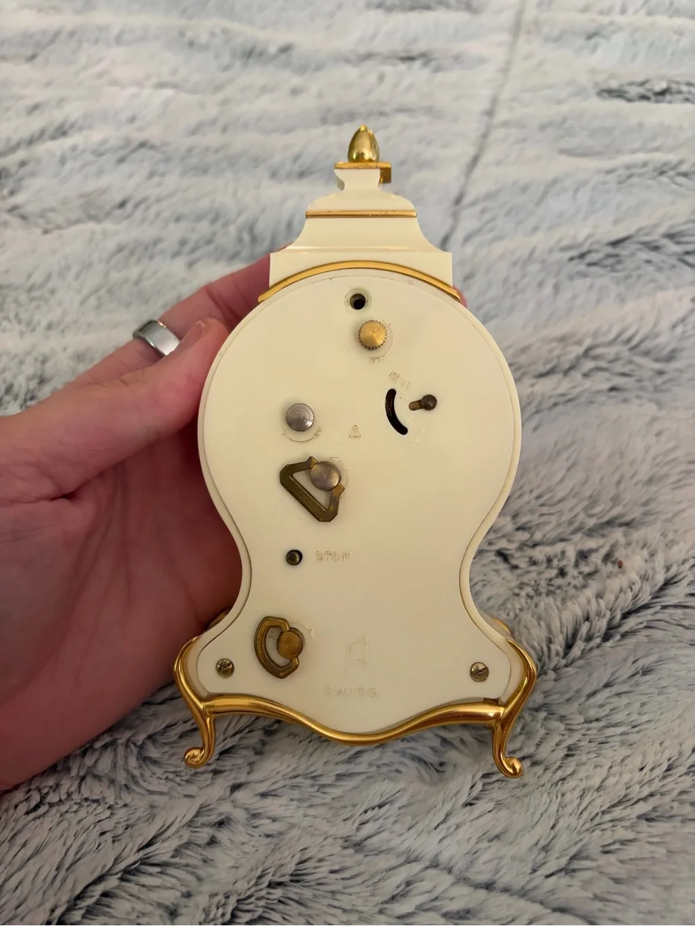 vintage Helveco 7 Jewels Swiss-made clock